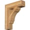 Ekena Millwork Olympic Block Rough Sawn Bracket, Western Red Cedar, 6"W x 24"D x 28"H BKT06X24X28OLY05RWR - alternate 1